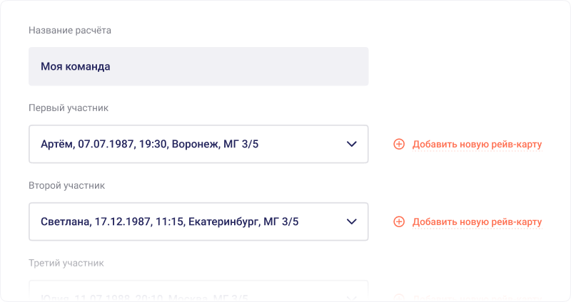 Расчет бизнес-пенты и семейной пенты